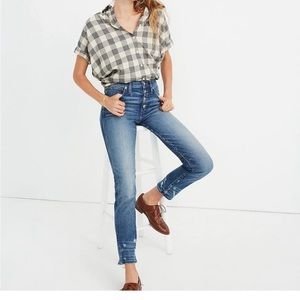 Madewell 26 Slim Straight Fit Jeans